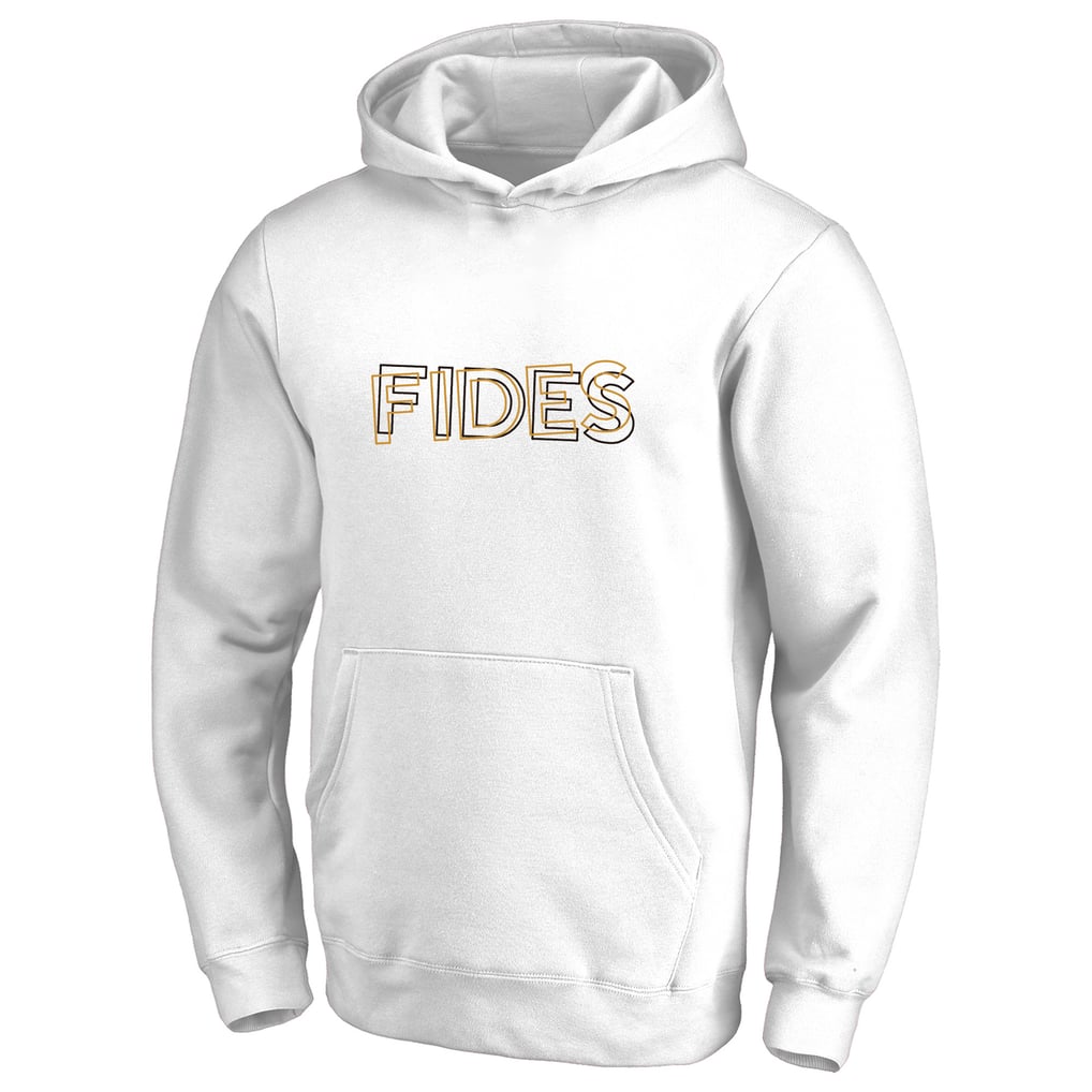 FIDES HAWKS OVERLAP LOGO PARKA 【WHITE】